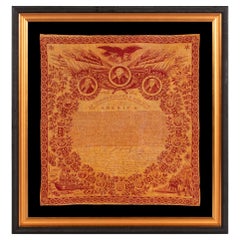 1821 Printing of the Declaration of Independence on Cloth