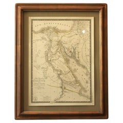 Antique 1822 French Map "Carte Générale de l'Egypte et de l'Arabie Pétrée" by Adriane Hu