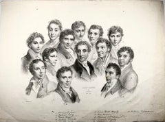 1822 Rullmann del, Engelmann lith, Souvenir of Swiss Lithographers Artists Paris