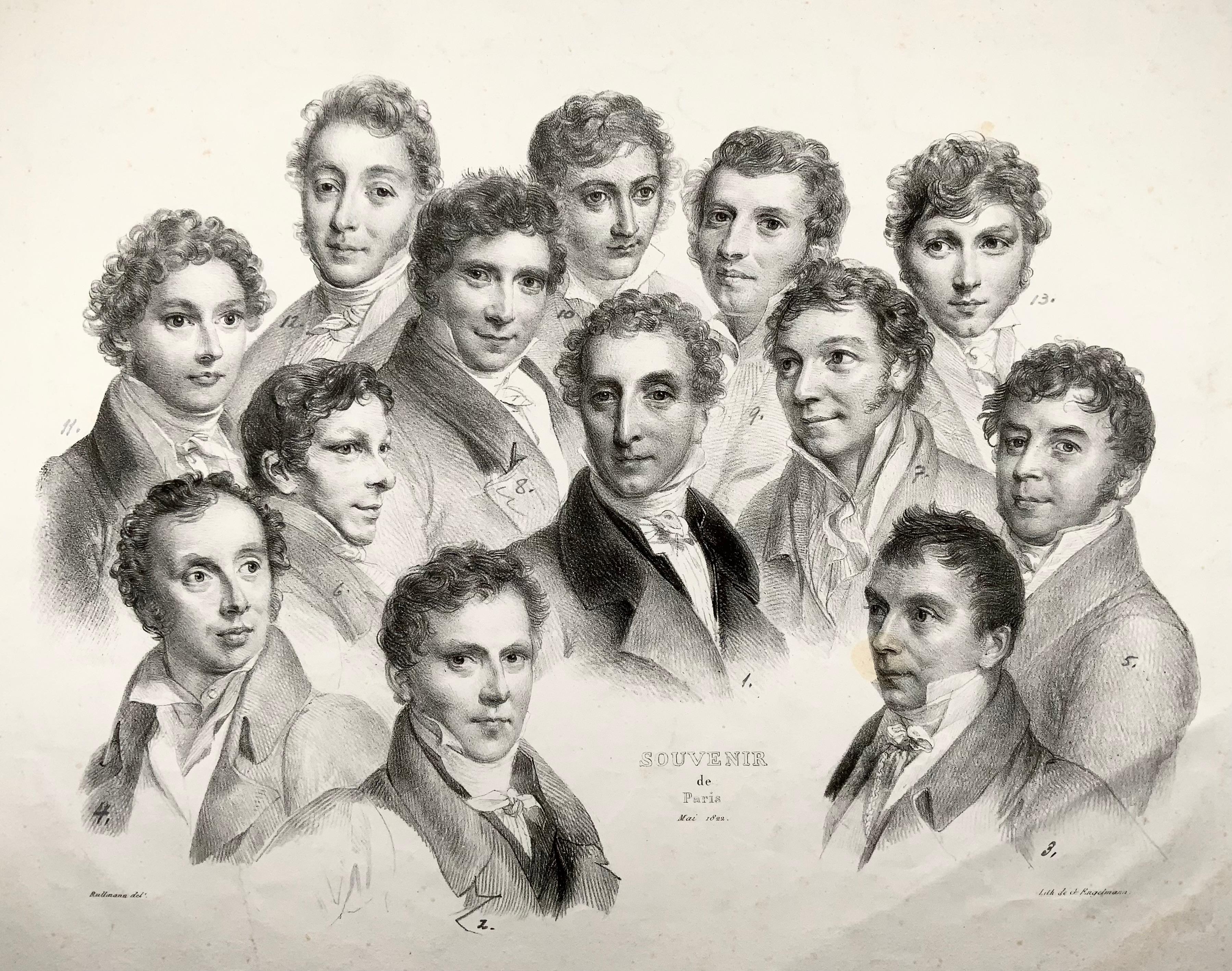 Georgien En 1822, Rullmann del, lith d'Engelmann, Souvenir des artistes lithographes suisses, Paris en vente