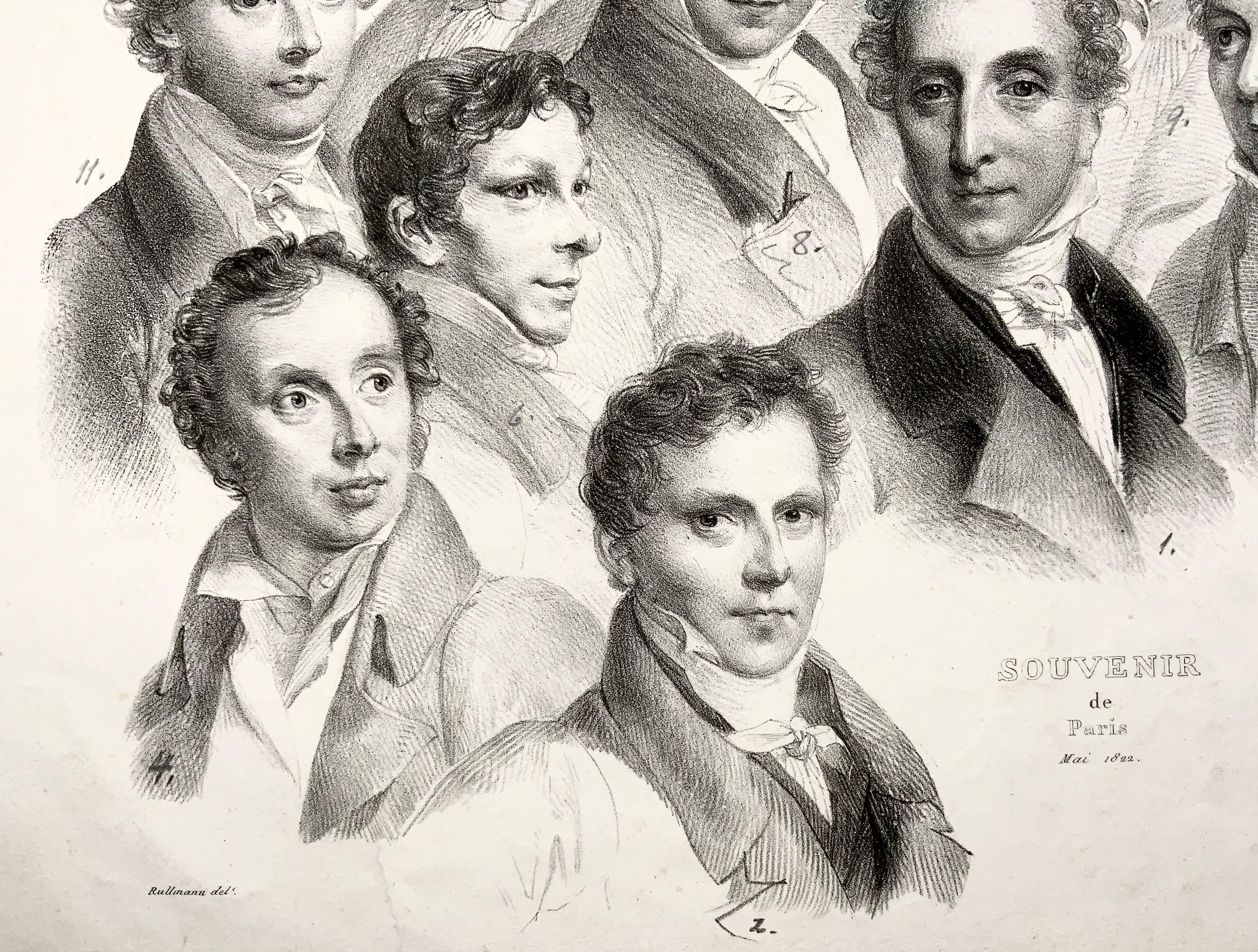 Suisse En 1822, Rullmann del, lith d'Engelmann, Souvenir des artistes lithographes suisses, Paris en vente