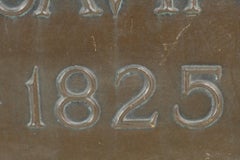 1825 Bronze Plaque from New Bedford Institution for Savings Incorporated