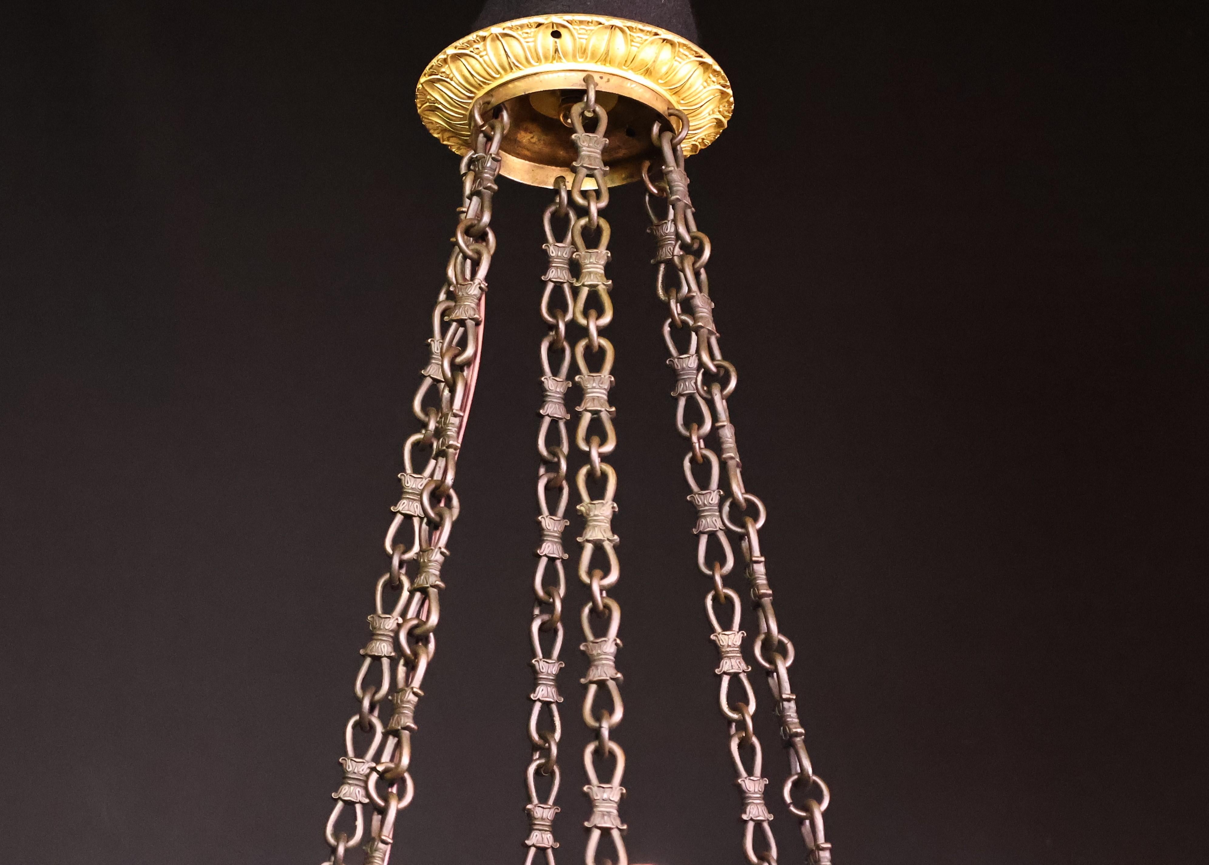 1825Charles X Chandelier In Good Condition For Sale In Atlanta, GA
