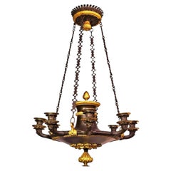 1825Lámpara de Charles X