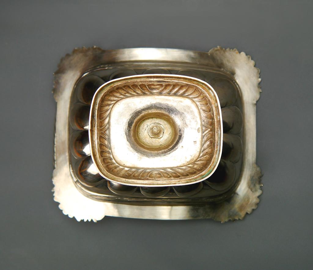 1826 Antique Panier russe Candy Dish solide 84 Silver / 288 gr en vente 6