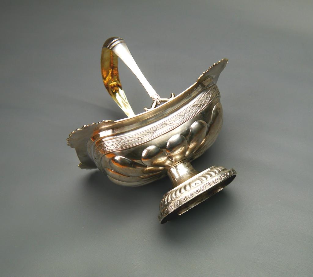 1826 Antique Panier russe Candy Dish solide 84 Silver / 288 gr en vente 3