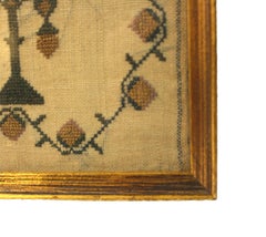 1827 Sampler made by Susan Gillings, Anglo-American