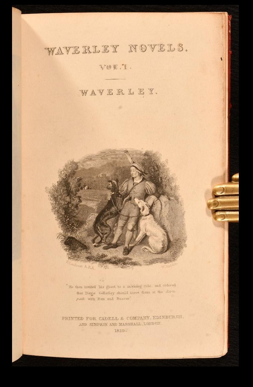 British 1829-1833 The Waverley Novels of Sir Walter Scott For Sale