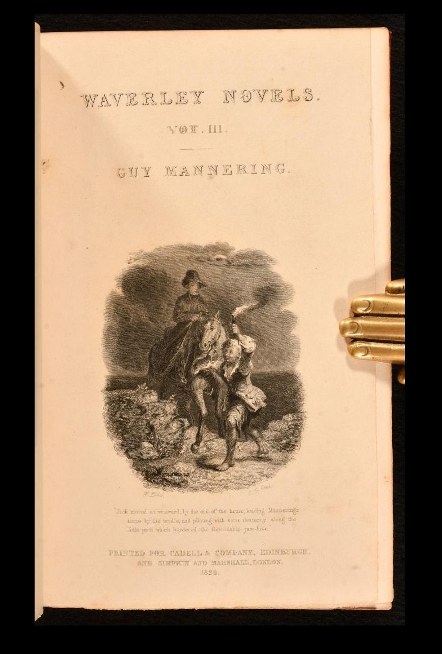 19th Century 1829-1833 The Waverley Novels of Sir Walter Scott For Sale