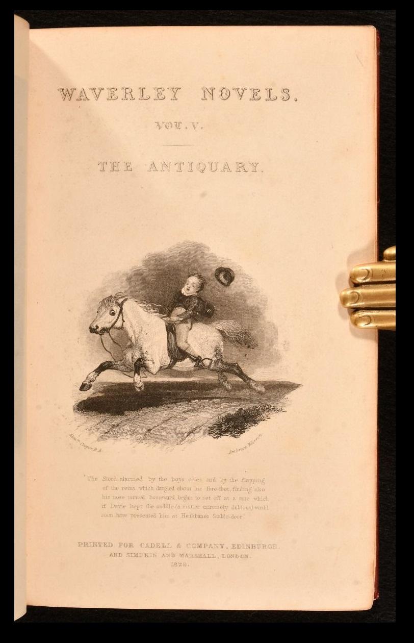 1829-1833 The Waverley Novels of Sir Walter Scott For Sale 1