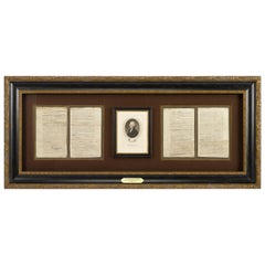 1829 Declaration of Independence Draft by Thomas Jefferson, Antique Engraving