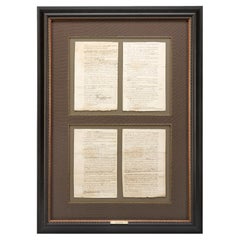 Bozza della "Dichiarazione di Indipendenza" del 1829, incisa da Charles Toppan