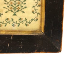 1829 Sampler Made by Elizabeth Ann Edmonds in Period Frame, English