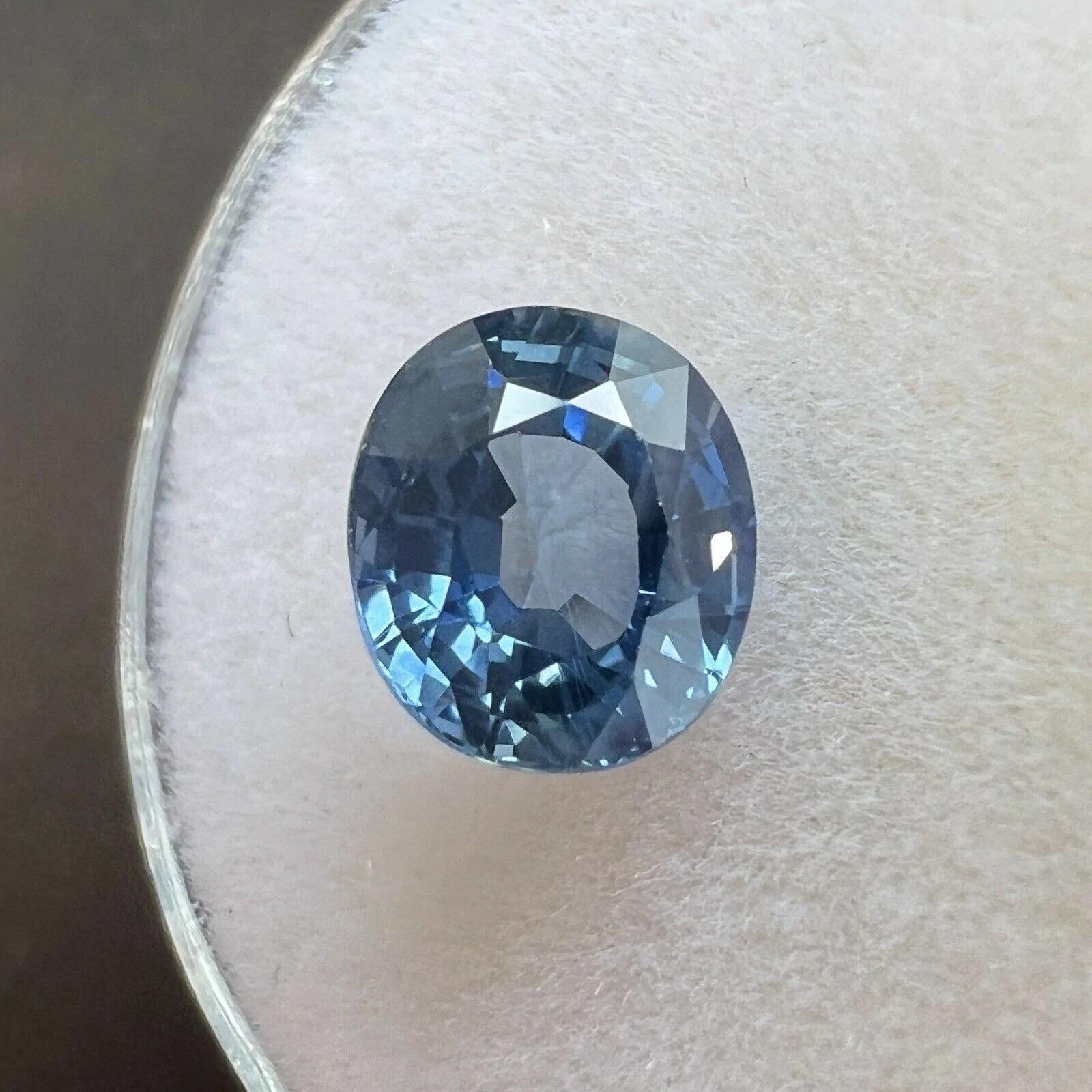 1.82ct AIG Certified Vivid Blue Sapphire Oval Cut Rare 7x6mm Loose Gemstone

AIG Certified Vivid Blue Sapphire Gemstone.
1.82 Carat sapphire with a beautiful vivid blue colour. Fully certified by AIG confirming stone as natural. Also has very good