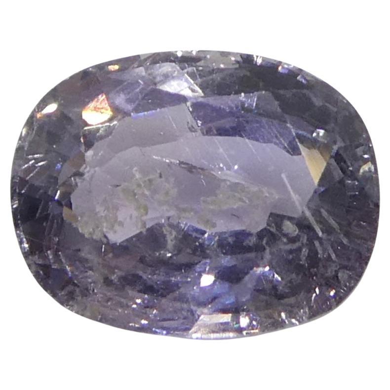 1.82ct Cushion Purple Sapphire from Tanzania Unheated