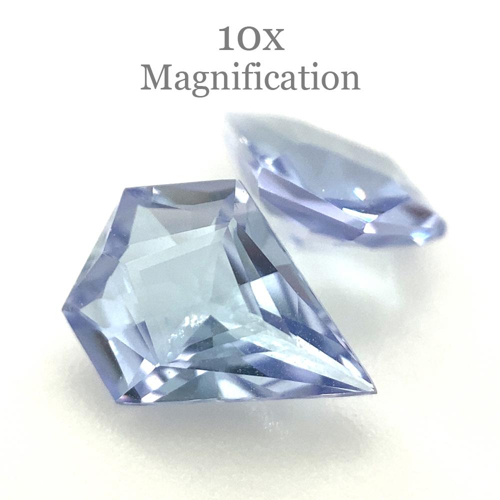 1.82ct Fan Tanzanite Precision Cut Pair For Sale 5