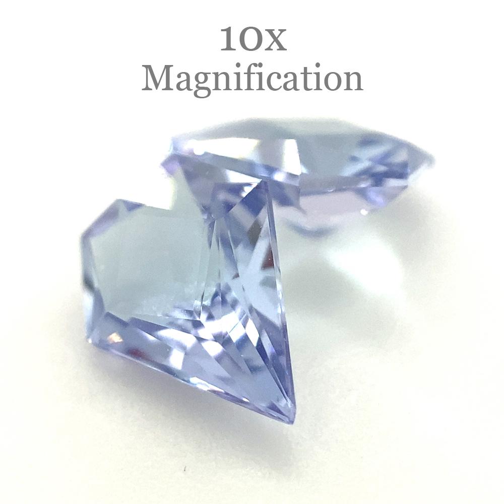 1.82ct Fan Tanzanite Precision Cut Pair For Sale 12