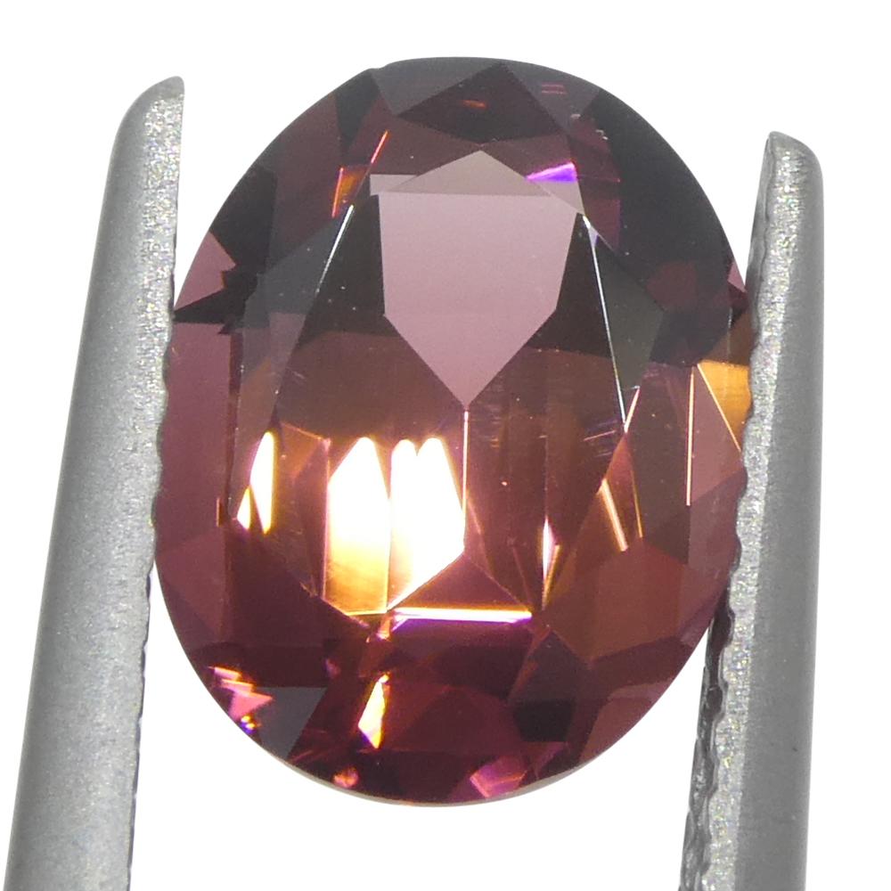 1.82 Karat ovaler rosa Turmalin im Zustand „Neu“ im Angebot in Toronto, Ontario