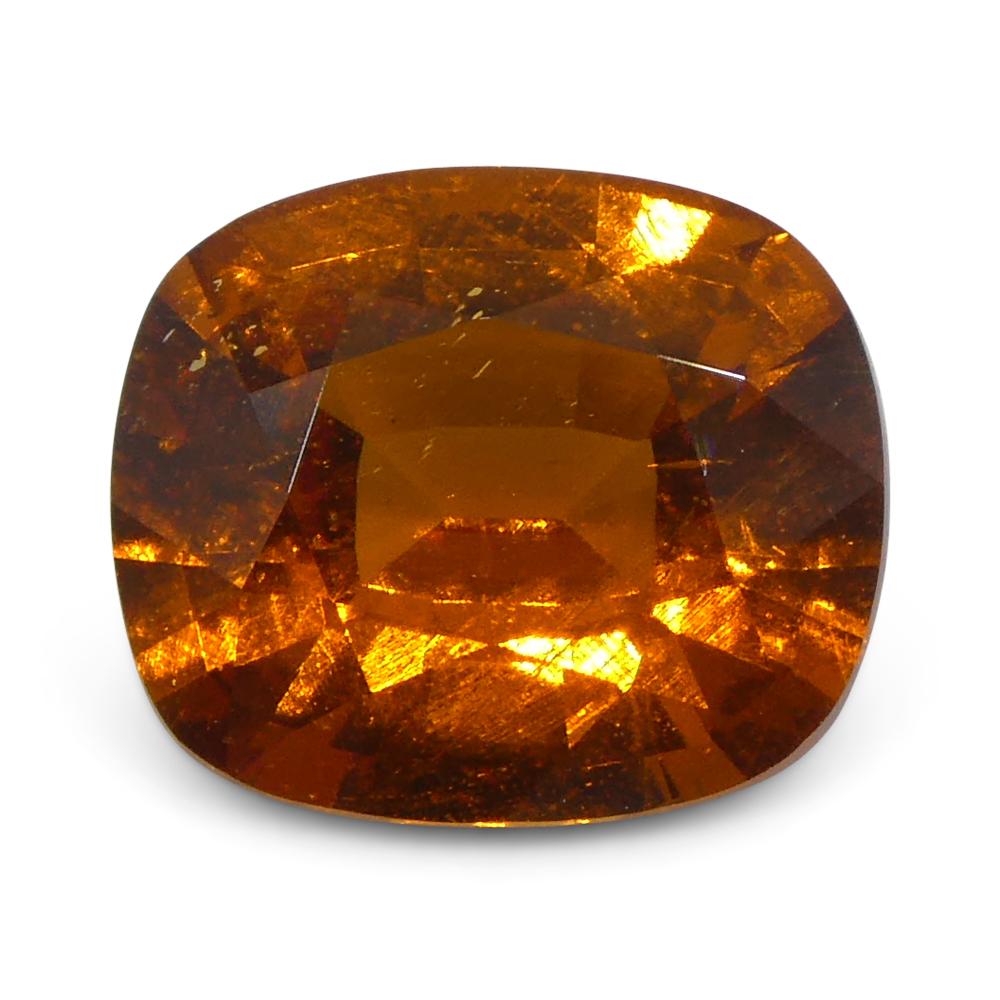 1,82 ct Granato rettangolare Fanta Orange Mandarino Spessartite/Spessartine in vendita 2