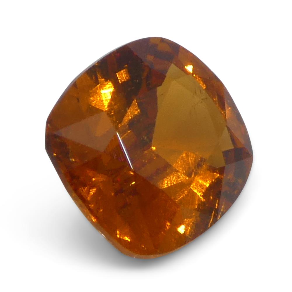 1,82 ct Granato rettangolare Fanta Orange Mandarino Spessartite/Spessartine in vendita 4
