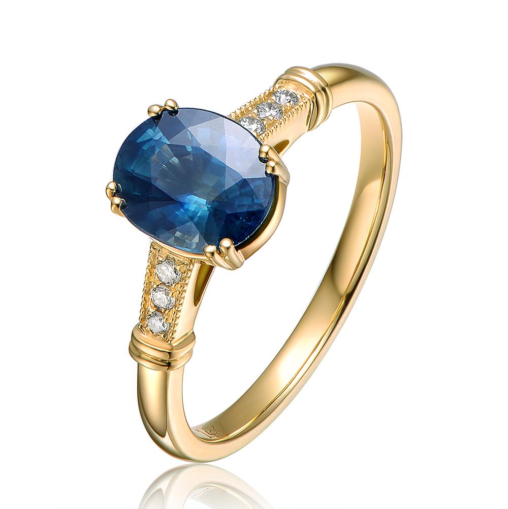 ♥ 1.82ct Teal Sapphire Vintage Inspired Engagement Ring 14K Gold

♥  Ring size: US 7 (Free resizing up or down 2 sizes)
♥  Material: 14K Gold
♥  Gemstone: Earth-mined sapphire (1.82ct) and diamond (0.06ctw)