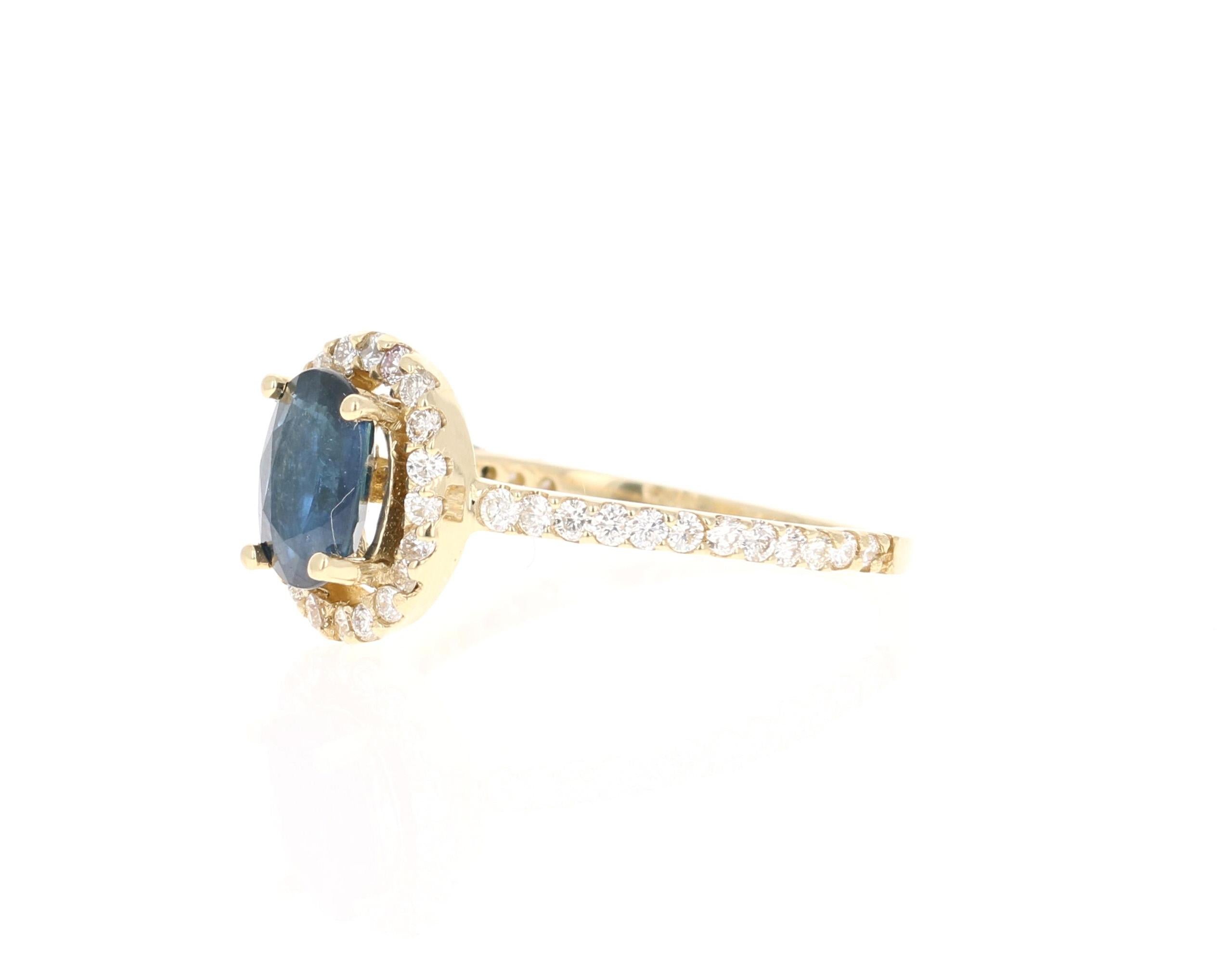 14 carat sapphire ring