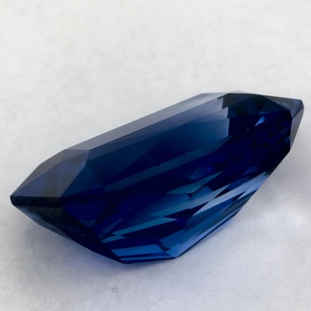 1.83 carati di zaffiro blu ottagonale sfuso in vendita 3