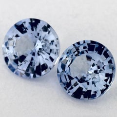 1.83 Ct Blue Sapphire Round Loose Gemstone