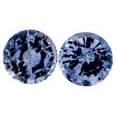 1.83 Ct Blue Sapphire Round Loose Gemstone