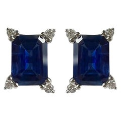 1.83 Ct Sapphire EC Studs