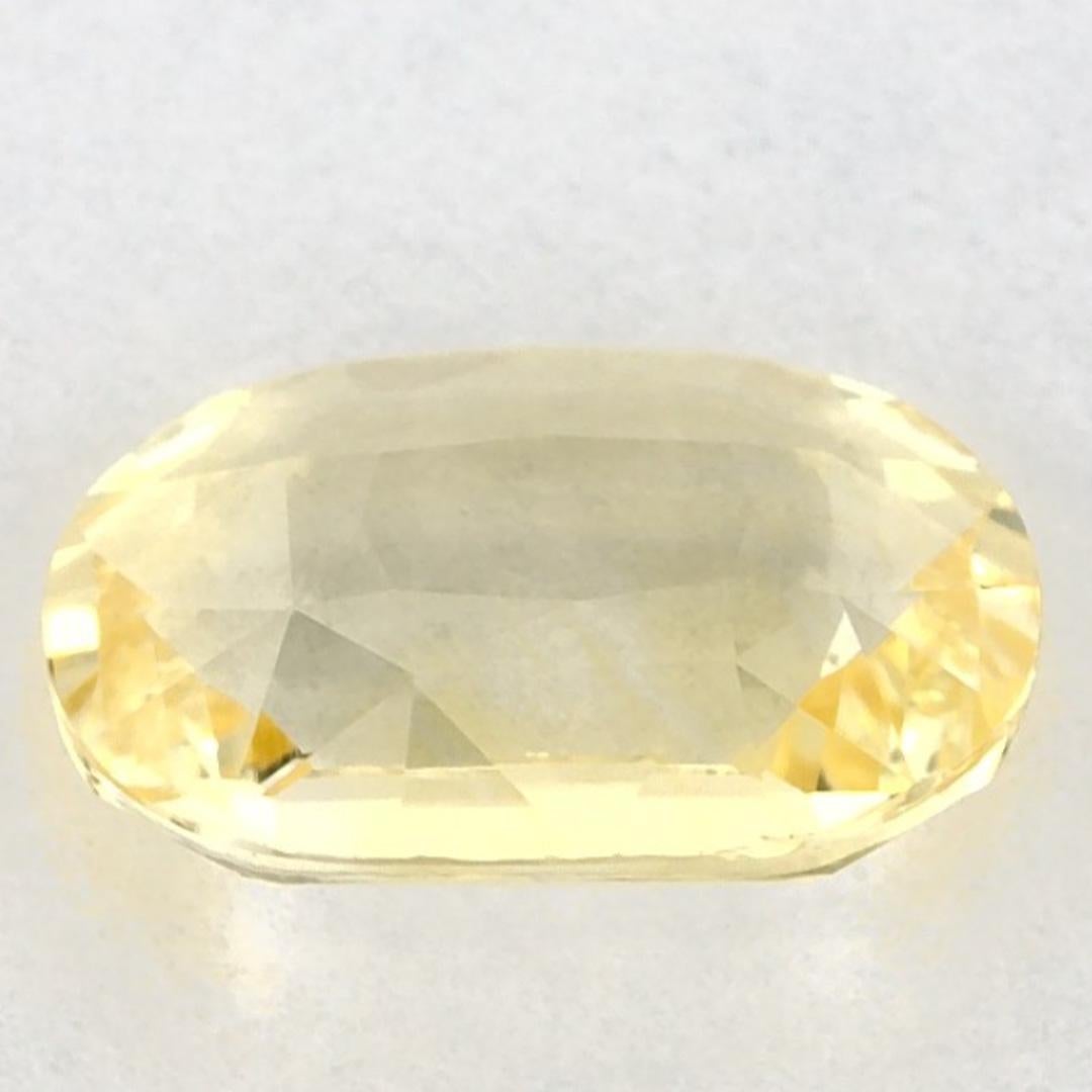 1.83 carati di zaffiro giallo ovale sfuso In condizioni Nuovo in vendita a Fort Lee, NJ