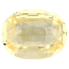 1.83 Ct Yellow Sapphire Oval Loose Gemstone