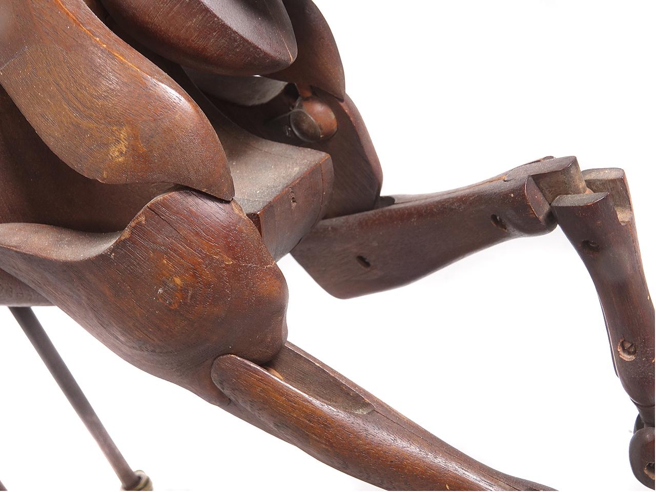 Modelo y maletín de caballo de artista articulado de 1830 1