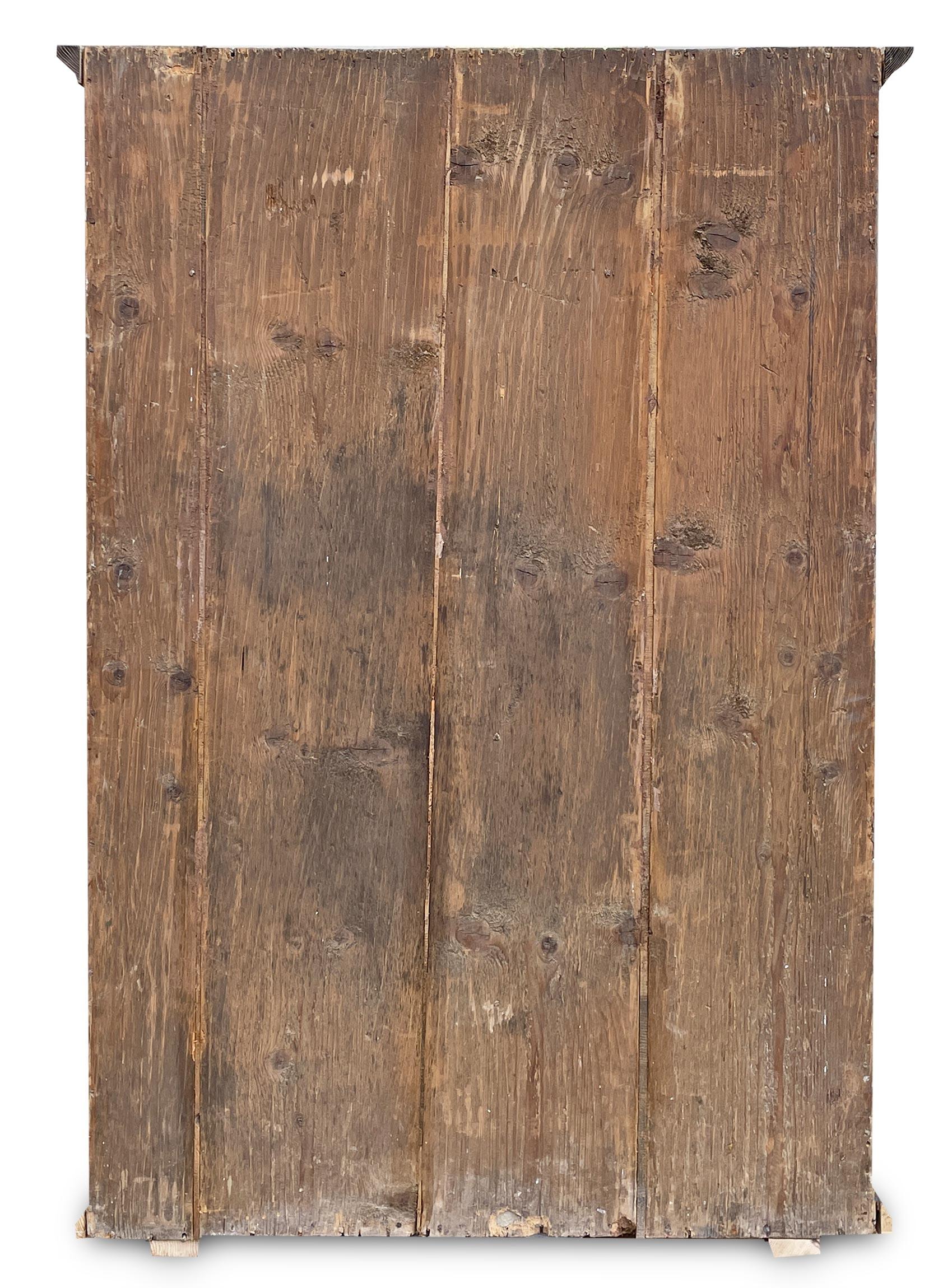 Armoire peinte à motifs floraux Blu 1830 11