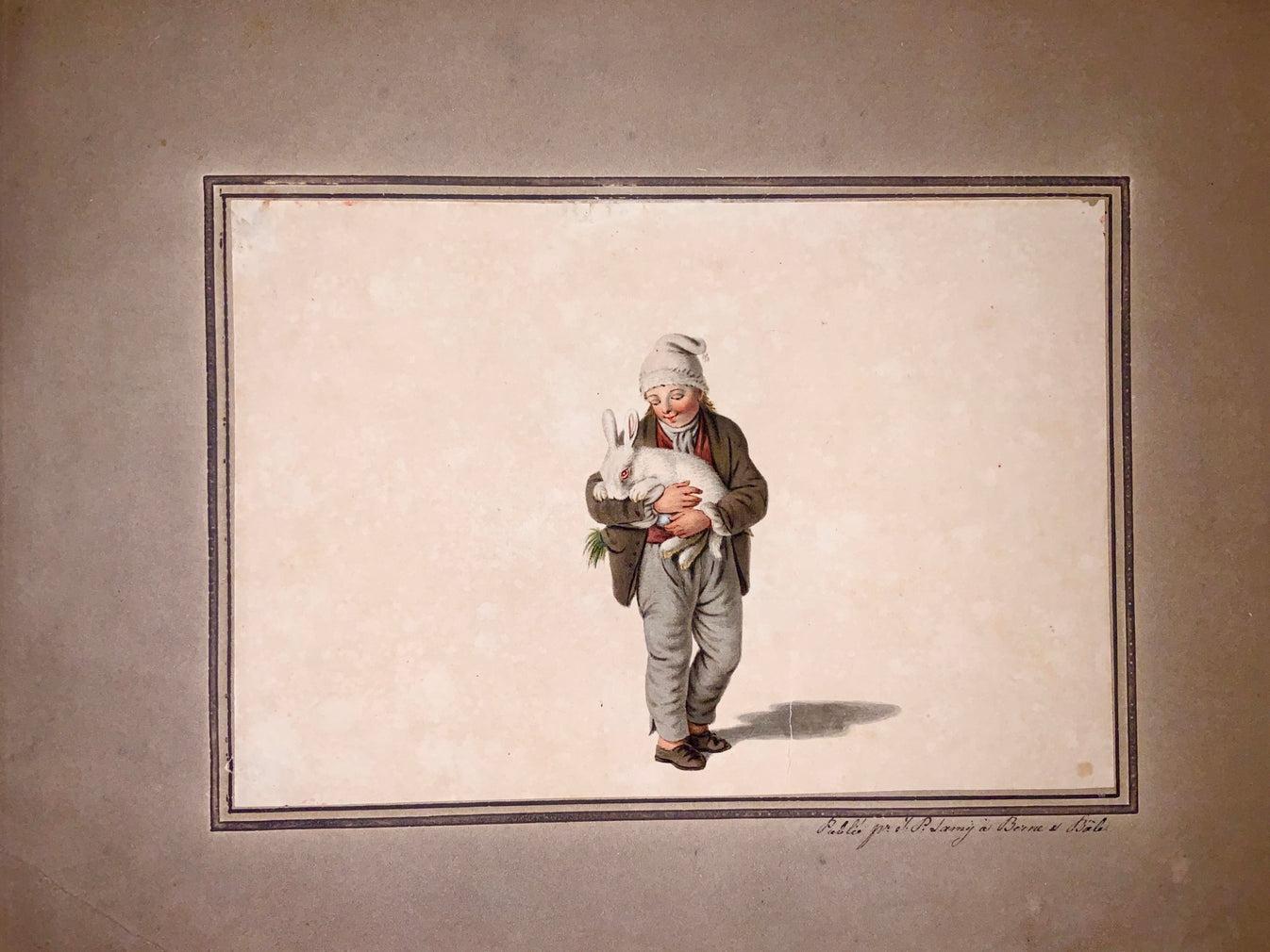 1830c Gottfried Mind, Juvenalia, “Fantasies”, with 12 Fine Aquatints For Sale 6