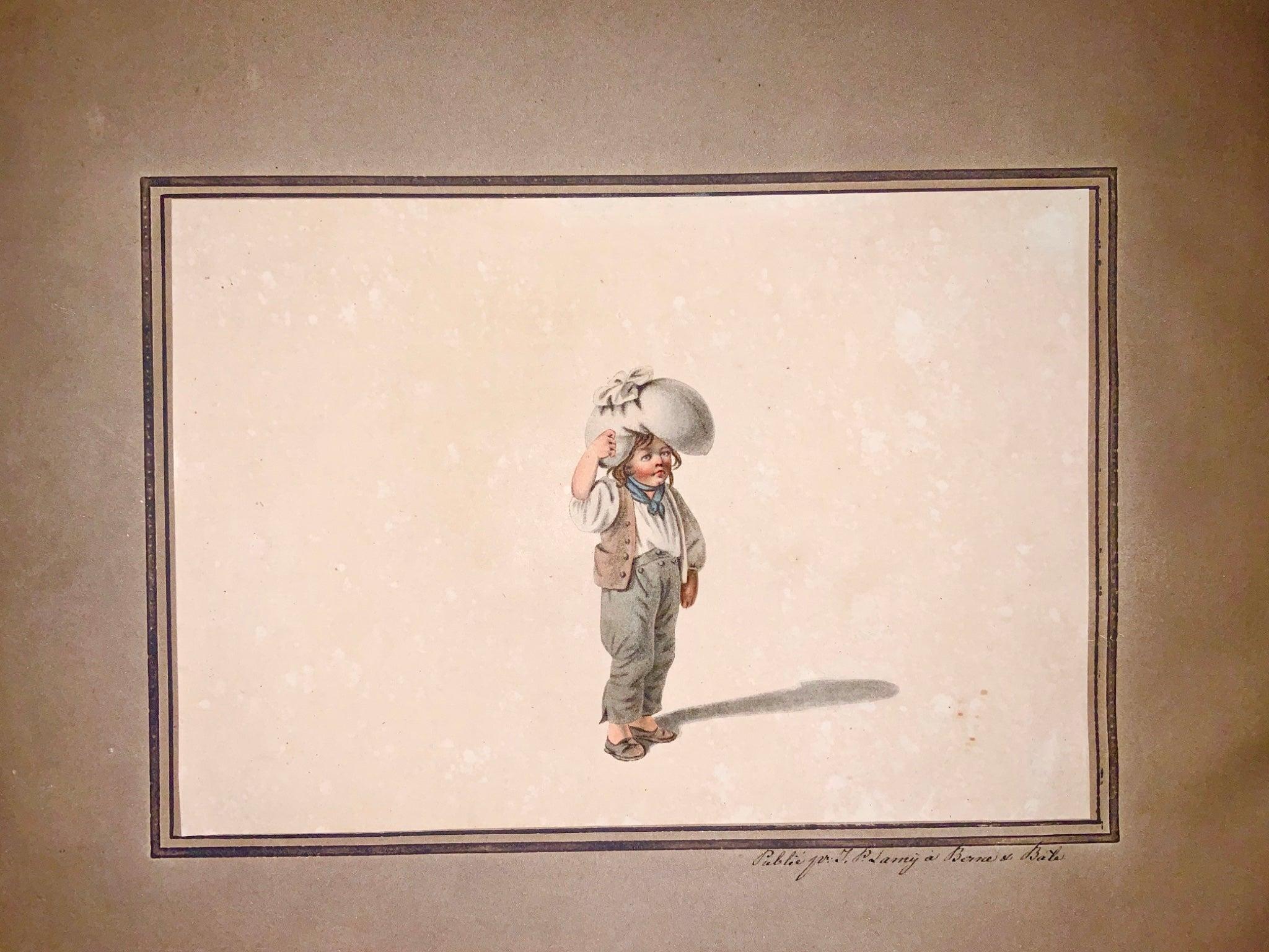 1830c Gottfried Mind, Juvenalia, “Fantasies”, with 12 Fine Aquatints For Sale 1