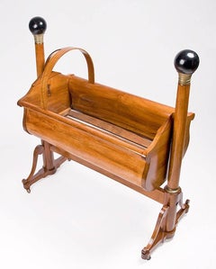 1830s Biedermeier Cradle from Austria