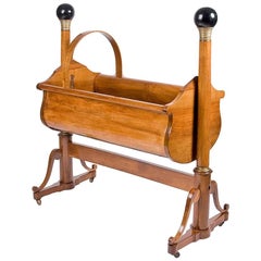 1830s Biedermeier Cradle from Austria