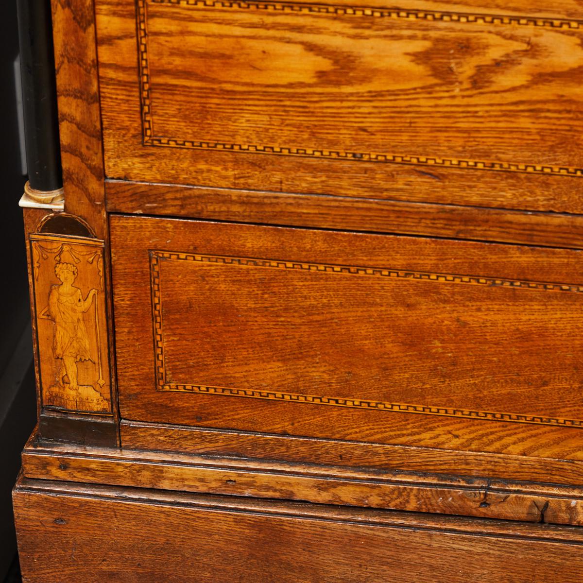 1830s Danish Five-Drawer Inlaid Commode 4