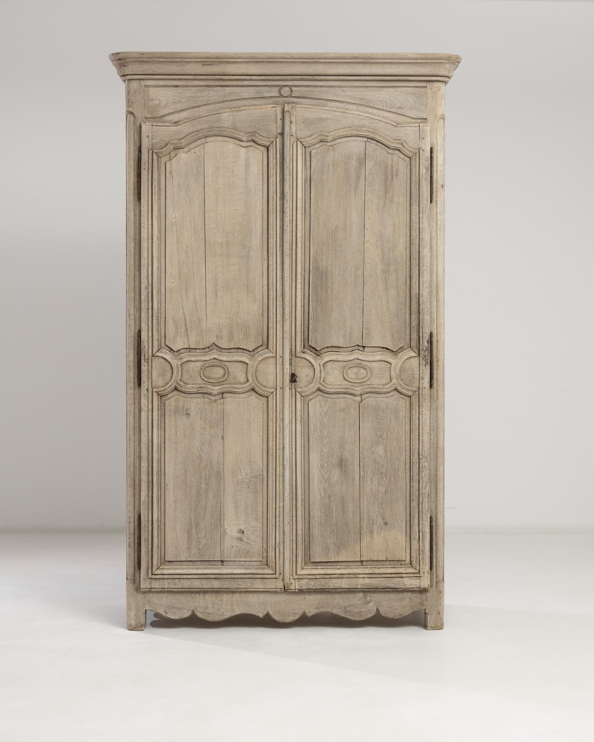 1830s French Bleached Oak Cabinet 4