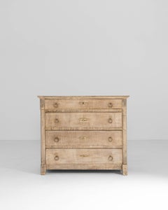 1830s French Oak Chest Of Drawers