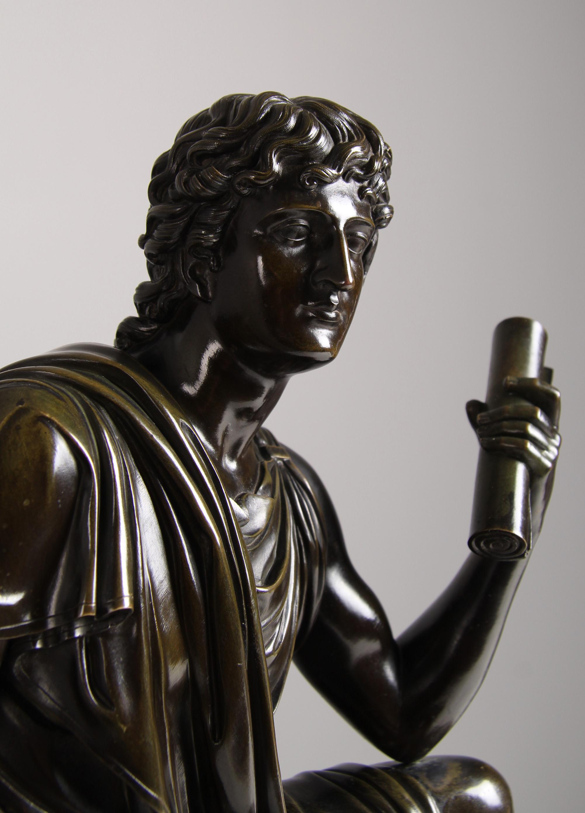 Orologio da tavolo francese del 1830, firmato LESIEUR, Paris, Pendule 