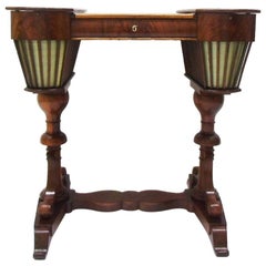 1830s Mahogany Biedermeier Sewing Table from Germany