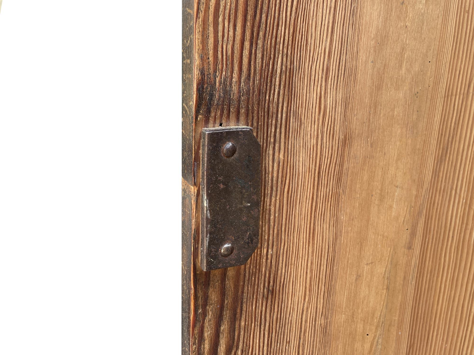 Fir 1831 Blue Floral Painted Two Doors Wardrobe
