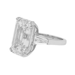 18.32 Carat Emerald Diamond Ring 18K Gold Unparalleled Brilliance