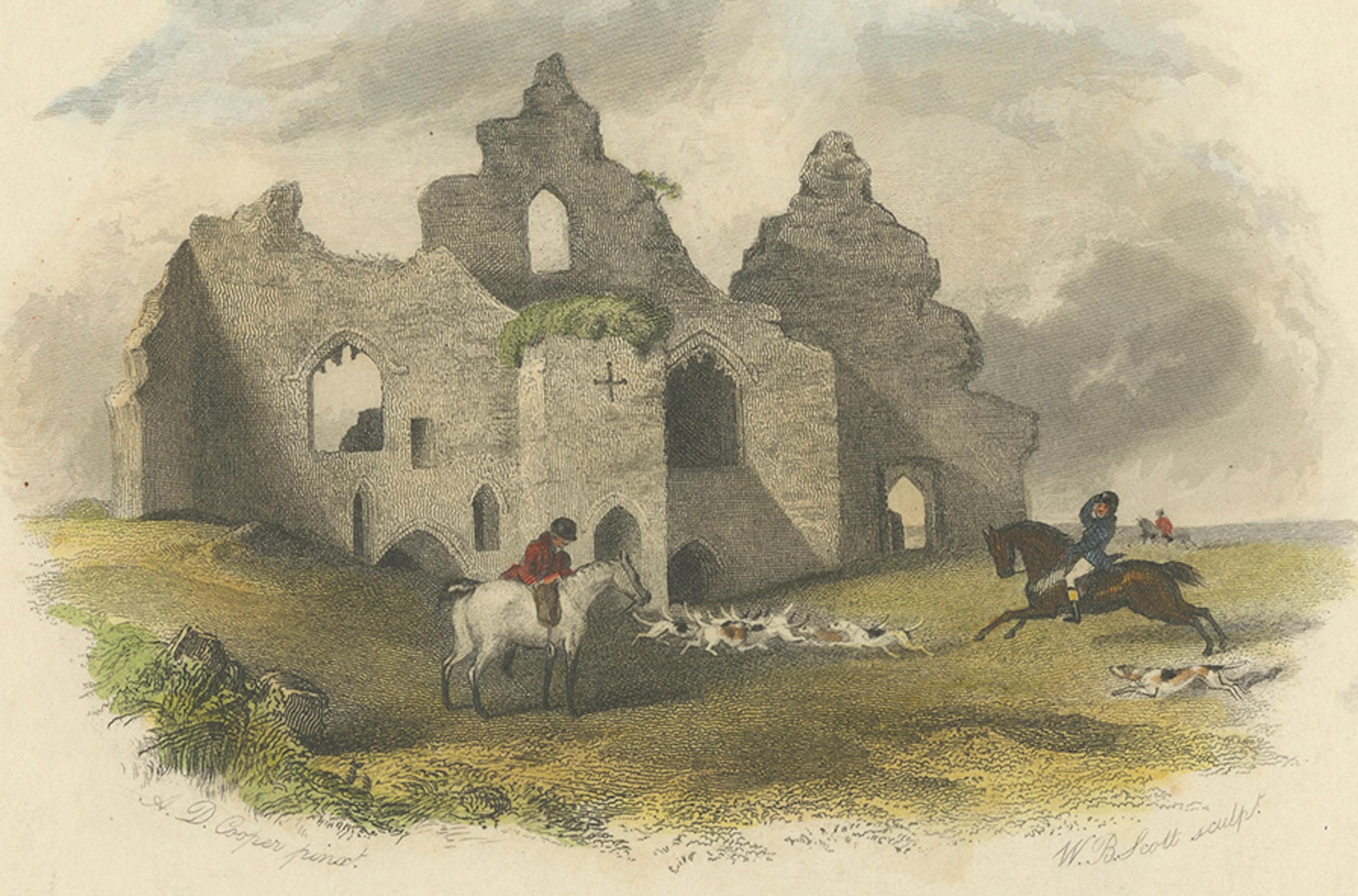 1832 Handkolorierter Kupferstich - 
