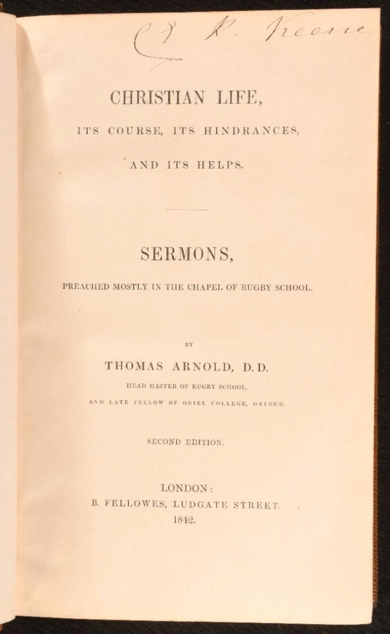 1834-1850 The Works of Thomas Arnold (Papier) im Angebot
