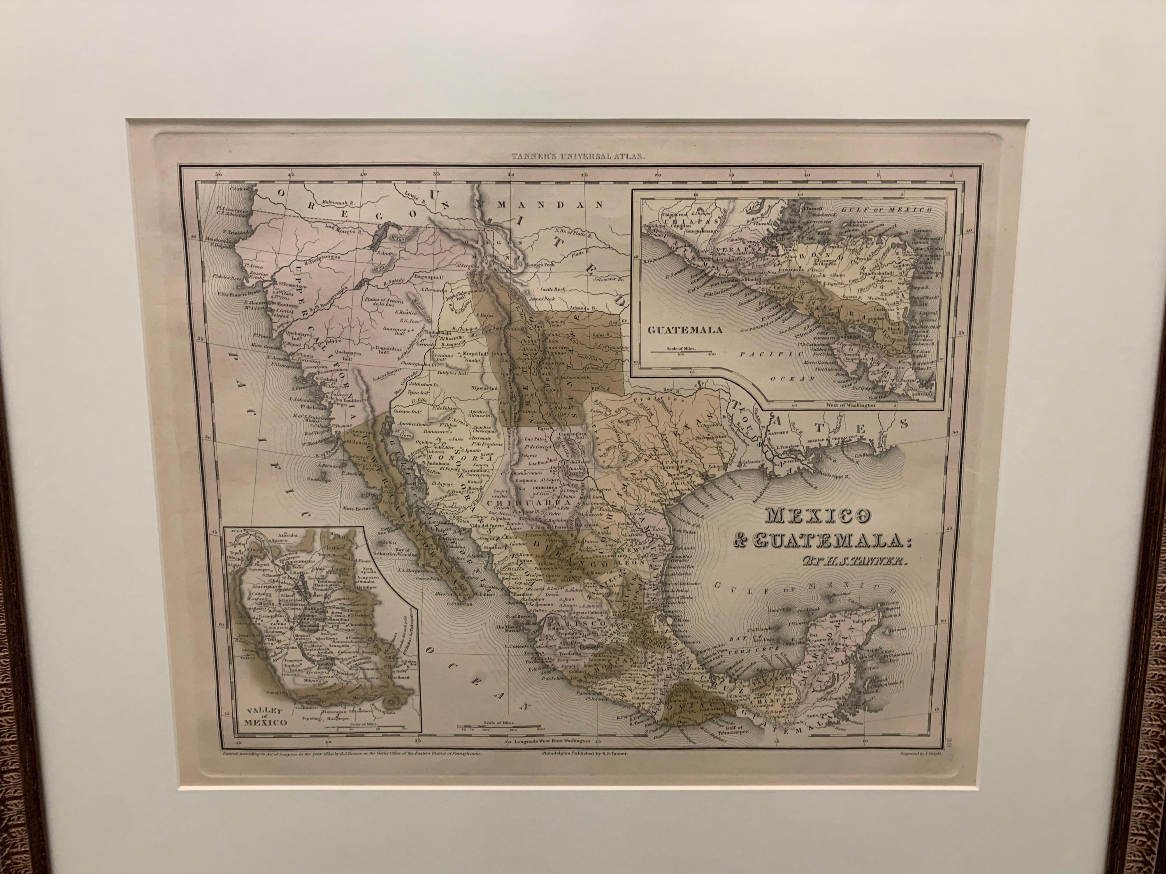 guatemala to mexico map