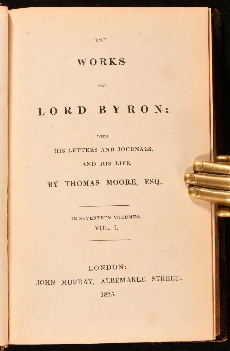 1835-1837 The Works of Lord Byron: With His Letters and Journals, and His Life 4