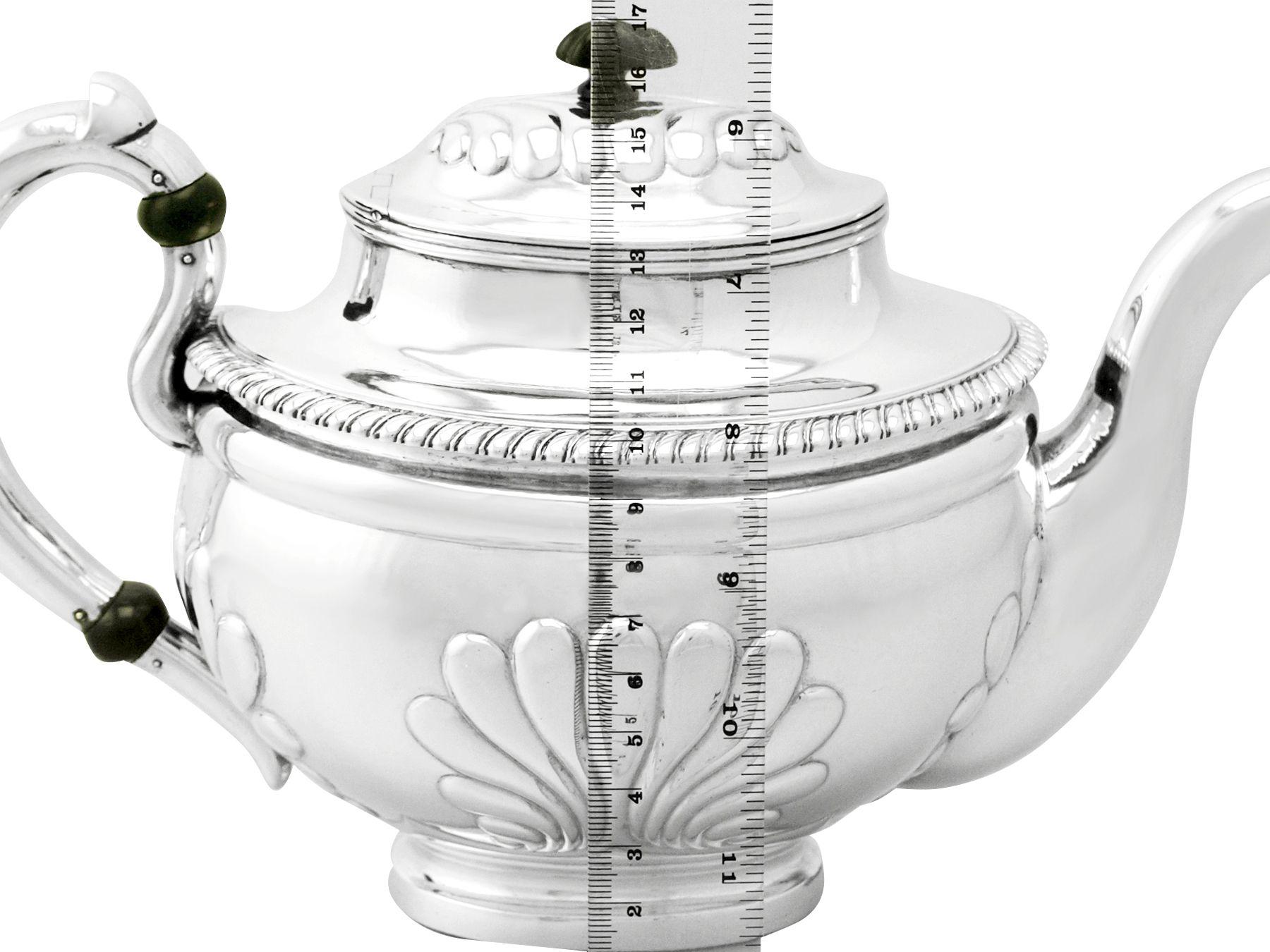1835 Finnish Silver Teapot For Sale 2